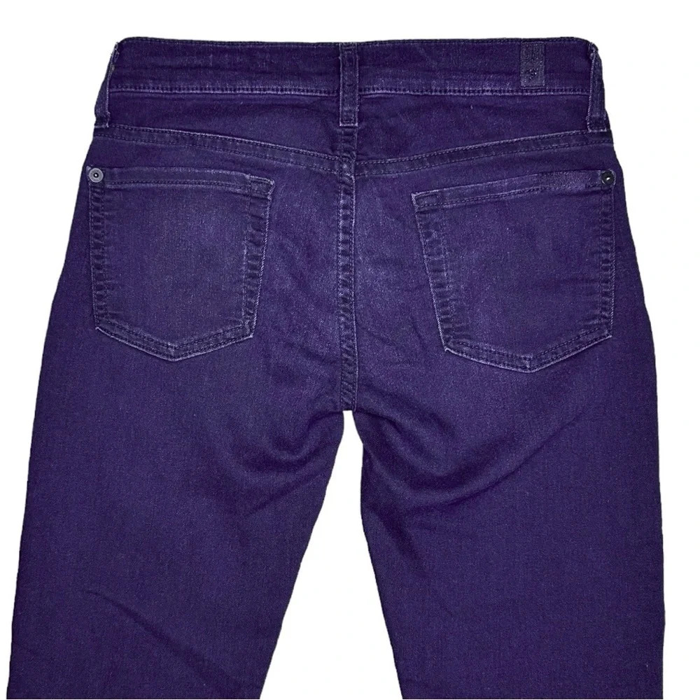 7 For All Mankind Women’s The Skinny Low-rise Jean Size 25 - Picture 4 of 11